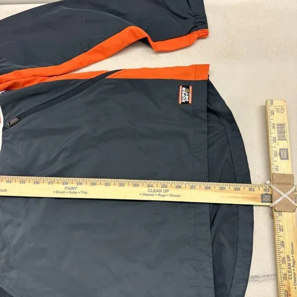 Superdry Ryley Overhead 1/4 Zip Jacket Smart Casual Lightweight Blue Camo Medium - Picture 10 of 11